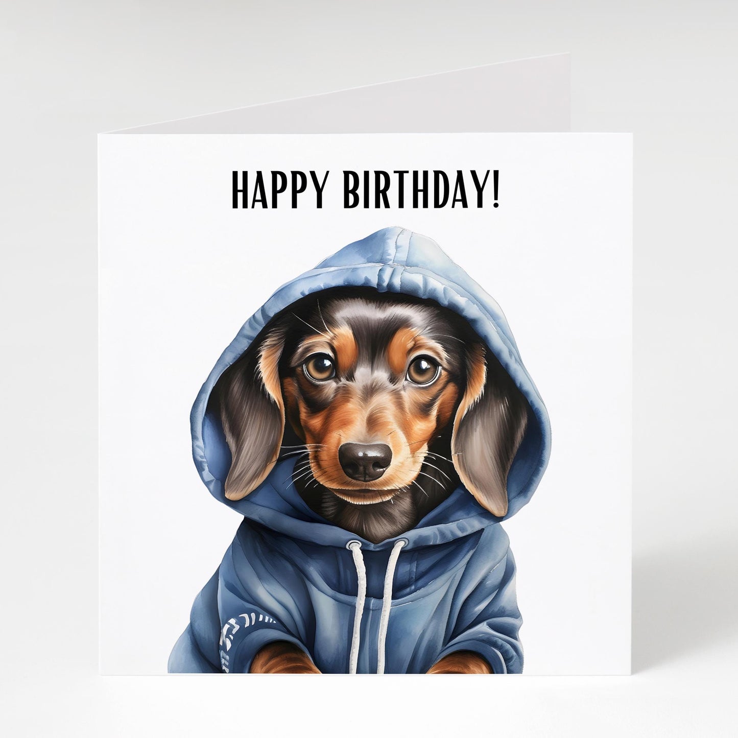 Dachshund birthday card