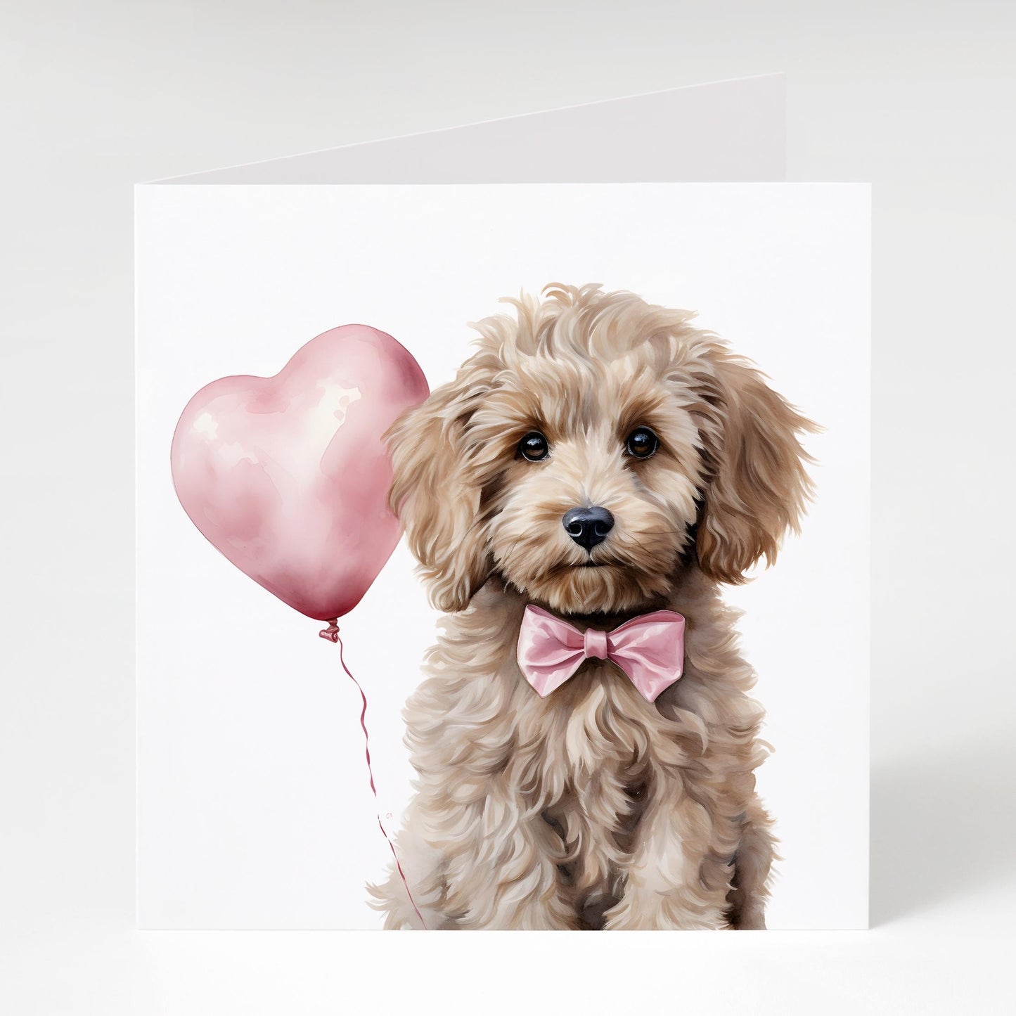 Cockapoo Valentine's day card