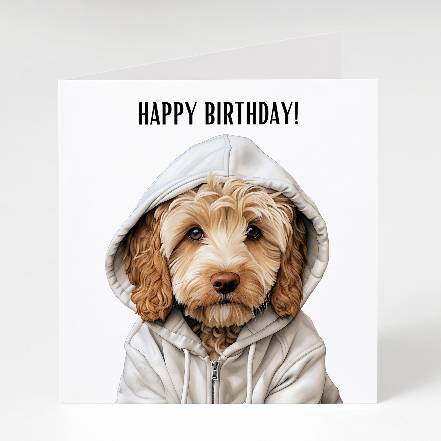 Cockapoo birthday card, Cockapoo Mum, Cockapoo Dad, Dog Birthday Card,