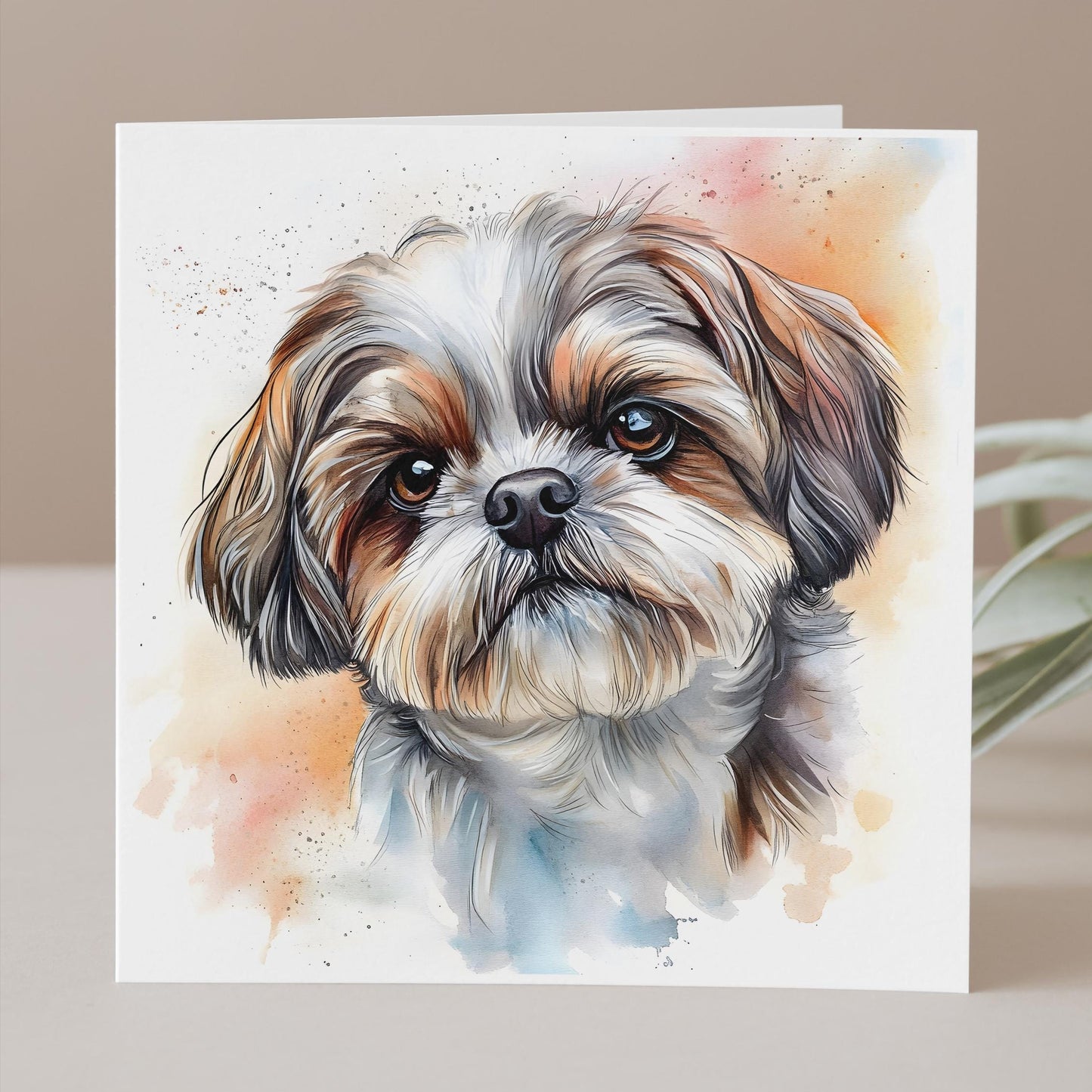 Shih Tzu birthday card, Shih Tzu gift, Shih Tzu card, Dog lover gift, Shih Tzu Mum, Shih Tzu Dad, dog, dog lover card