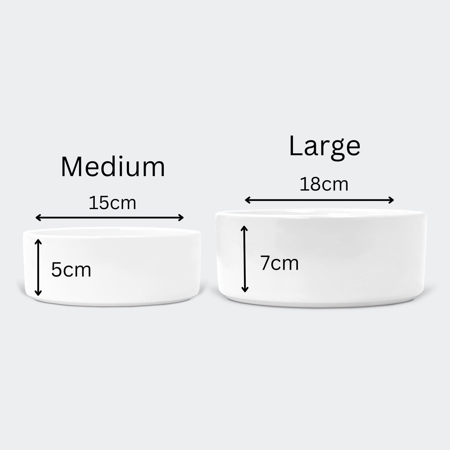 Personalised Brown and White Shih Tzu Dog Bowl