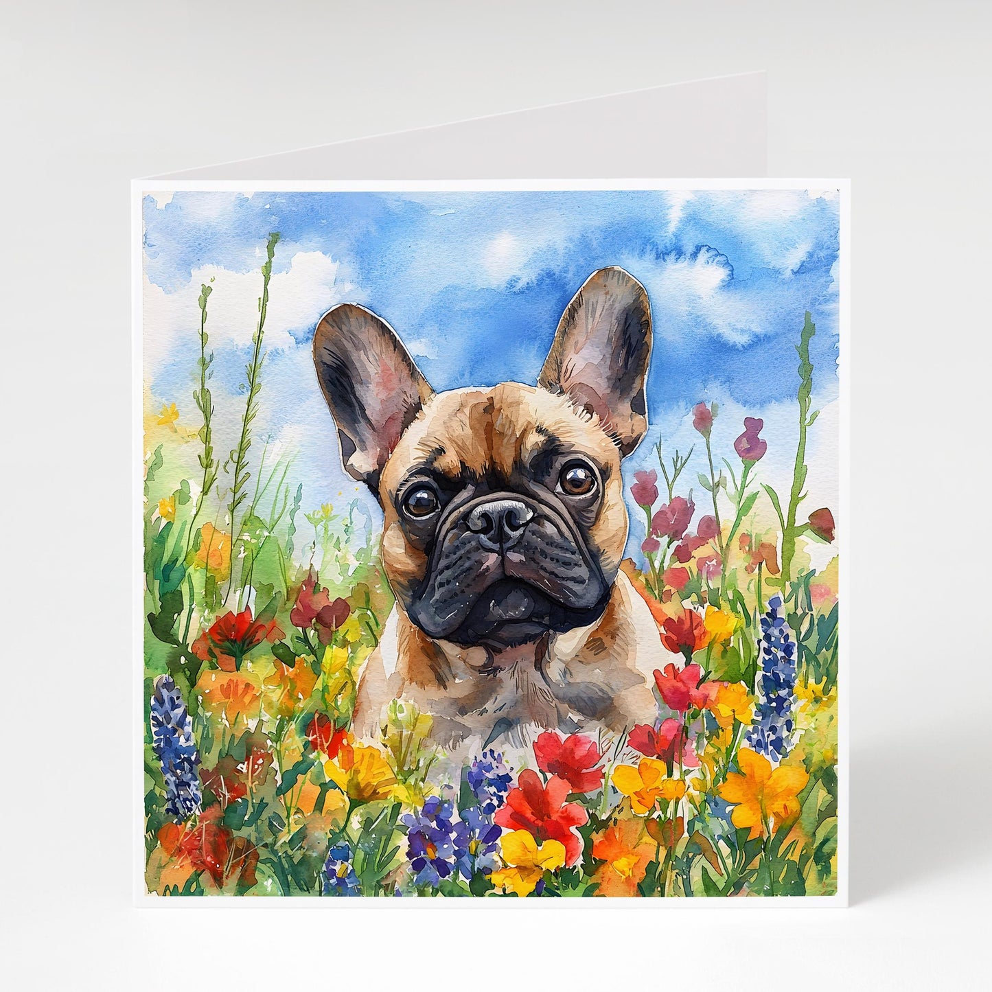 French Bulldog card. Perfect Mother's Day or Birthday card for French Bulldog Mums, or any French bulldog lover.