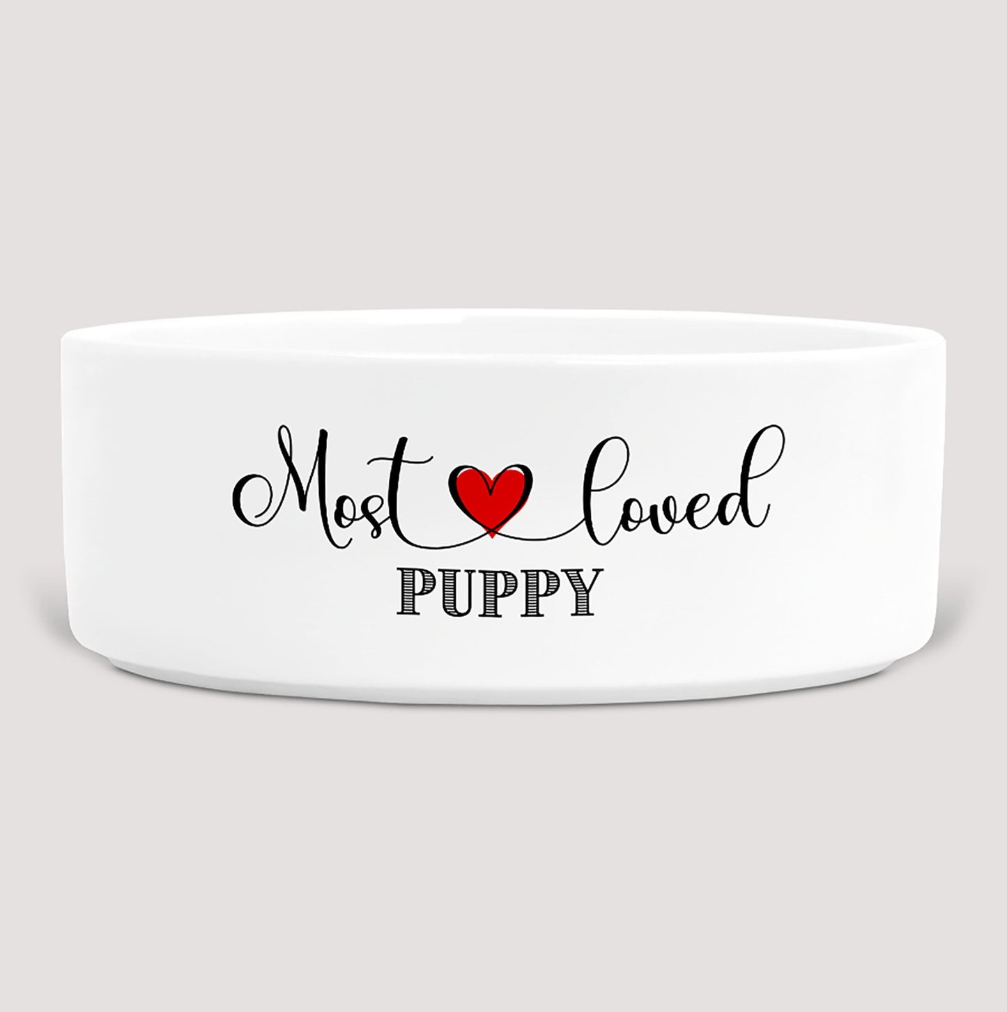 puppy dog bowl, add any breed, personalise breed, dog food bowl, dog water bowl Ceramic dog bowl, pet bowl, dog feeding, new dog gift