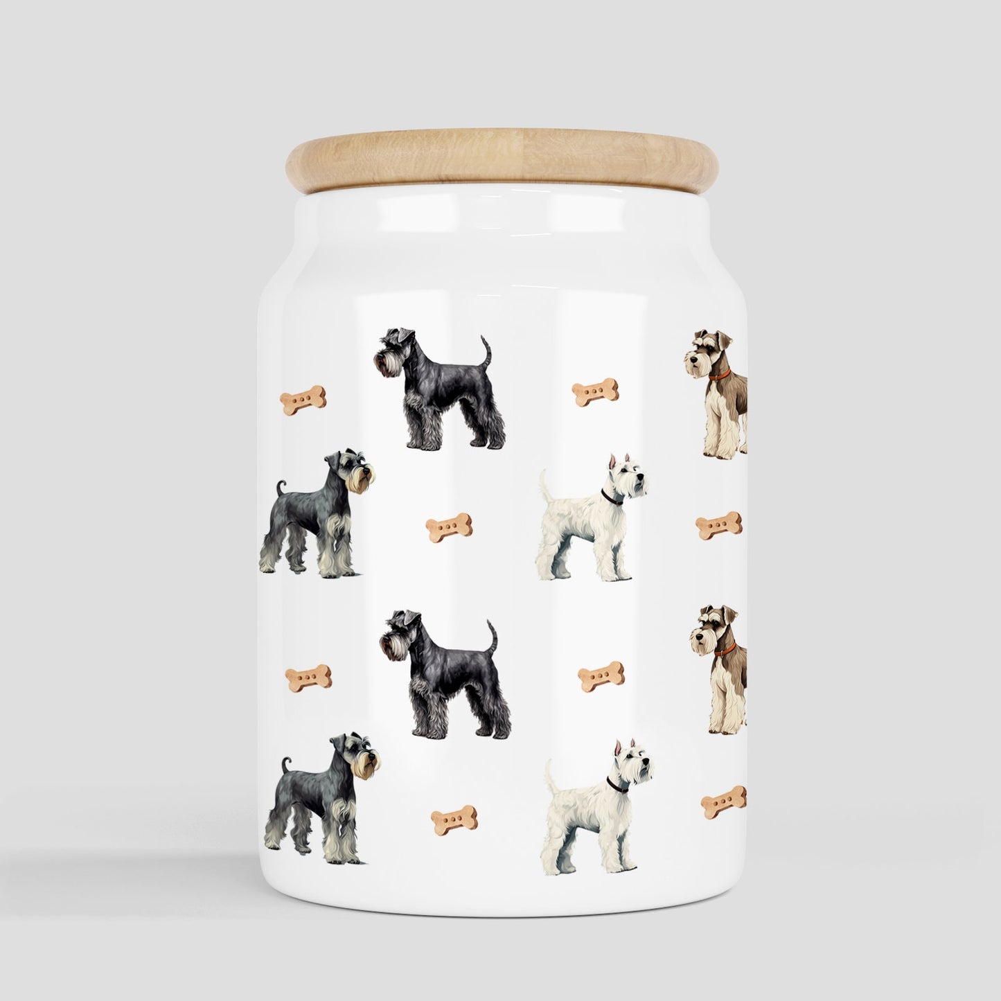 Schnauzer treat jar, Schnauzer lover gift, Dog lover gift, Miniature Schnauzer, Standard schnauzer, Schnauzer Mum gift, Schnauzer Dad gift,