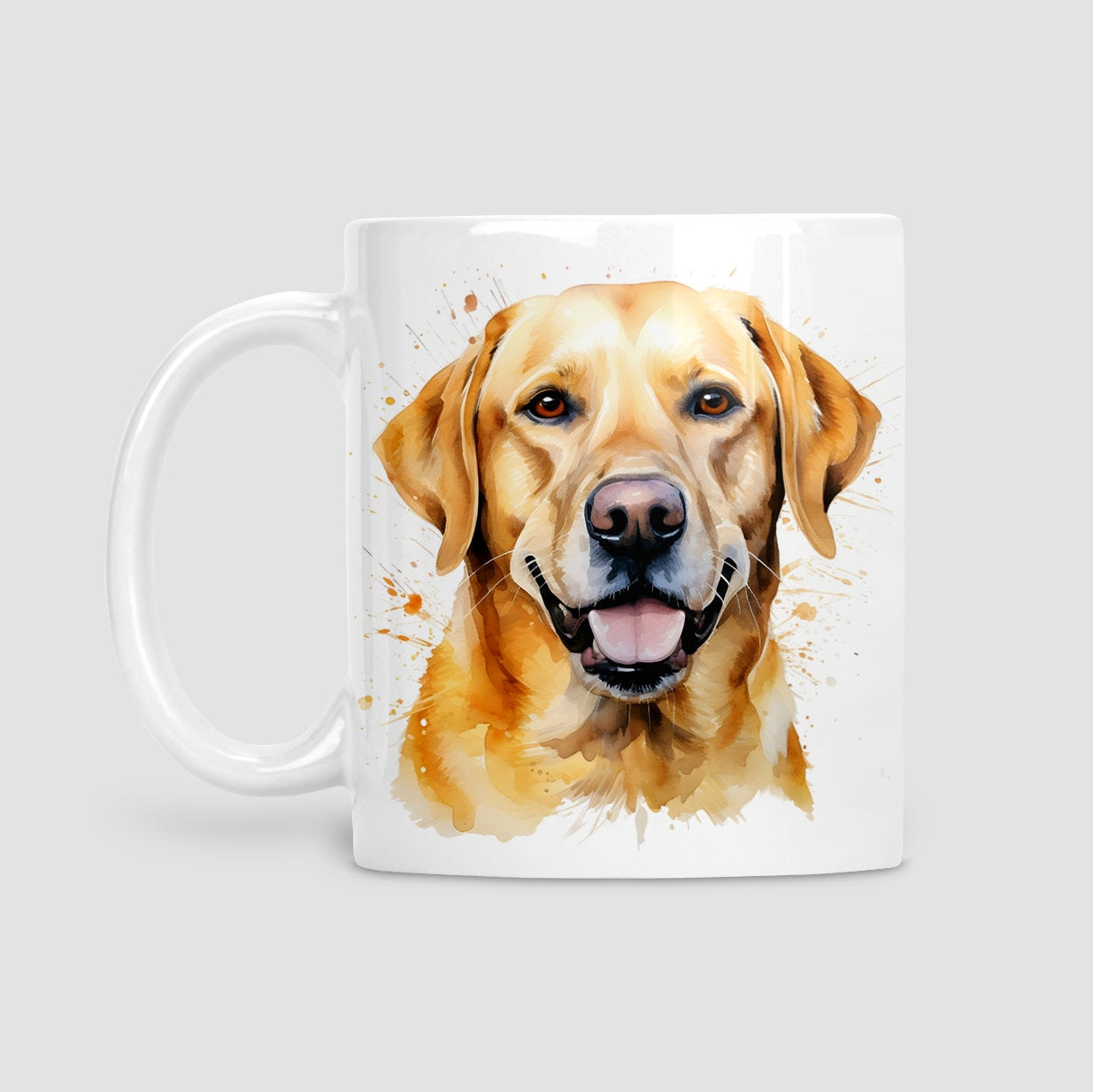 Labrador mug, Yellow Labrador, Labrador, Mug, Dog lover gift, Labrador gift, watercolour mug, gifts, Cup, Mug for Her, Mug for Him