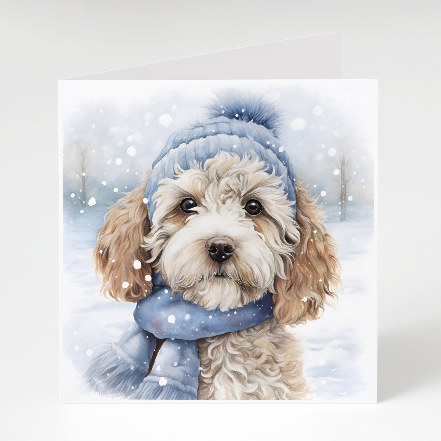 Cockapoo Christmas Card