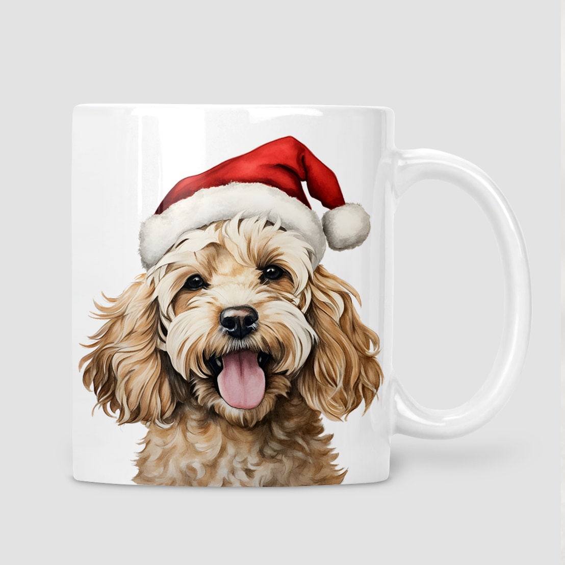 Cockapoo Christmas mug, Cockapoo lover gift, Dog lover gift, Cockapoo Mum gift, Cockapoo Dad gift, Christmas mug