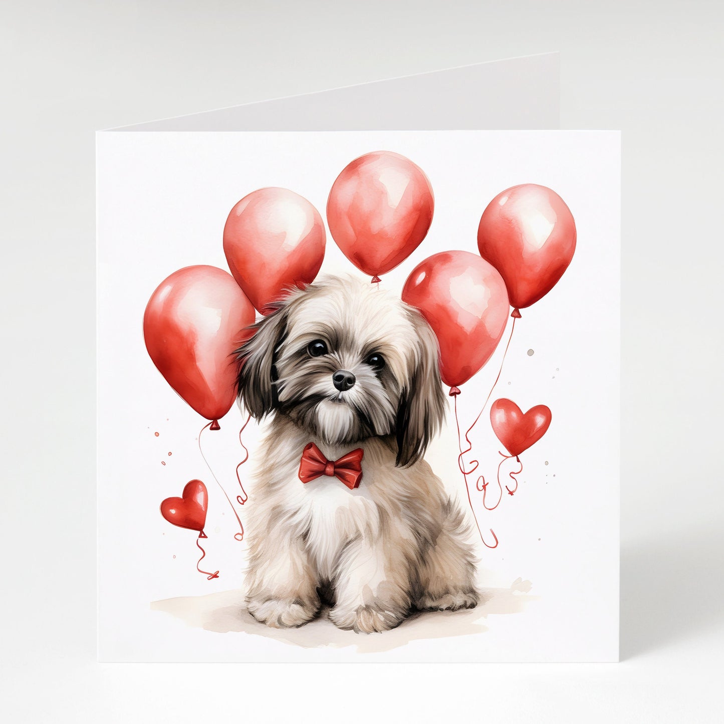 Shih Tzu valentines card, Shih Tzu gift, Shih Tzu card, Shih Tzu Mum, Dog lover card