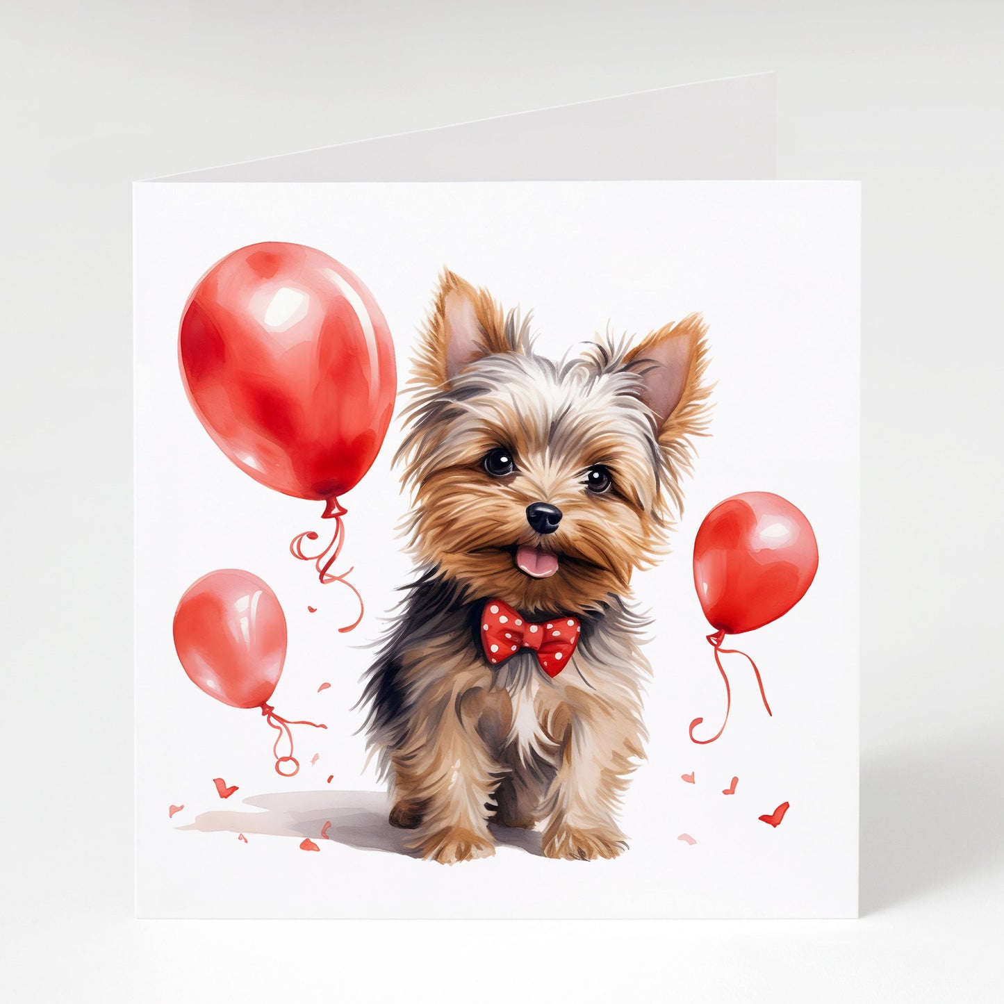Cute Yorkshire terrier valentines card, Yorkshire terrier gift, Yorkshire terrier card, Yorkshire terrier Mum, Dog lover card