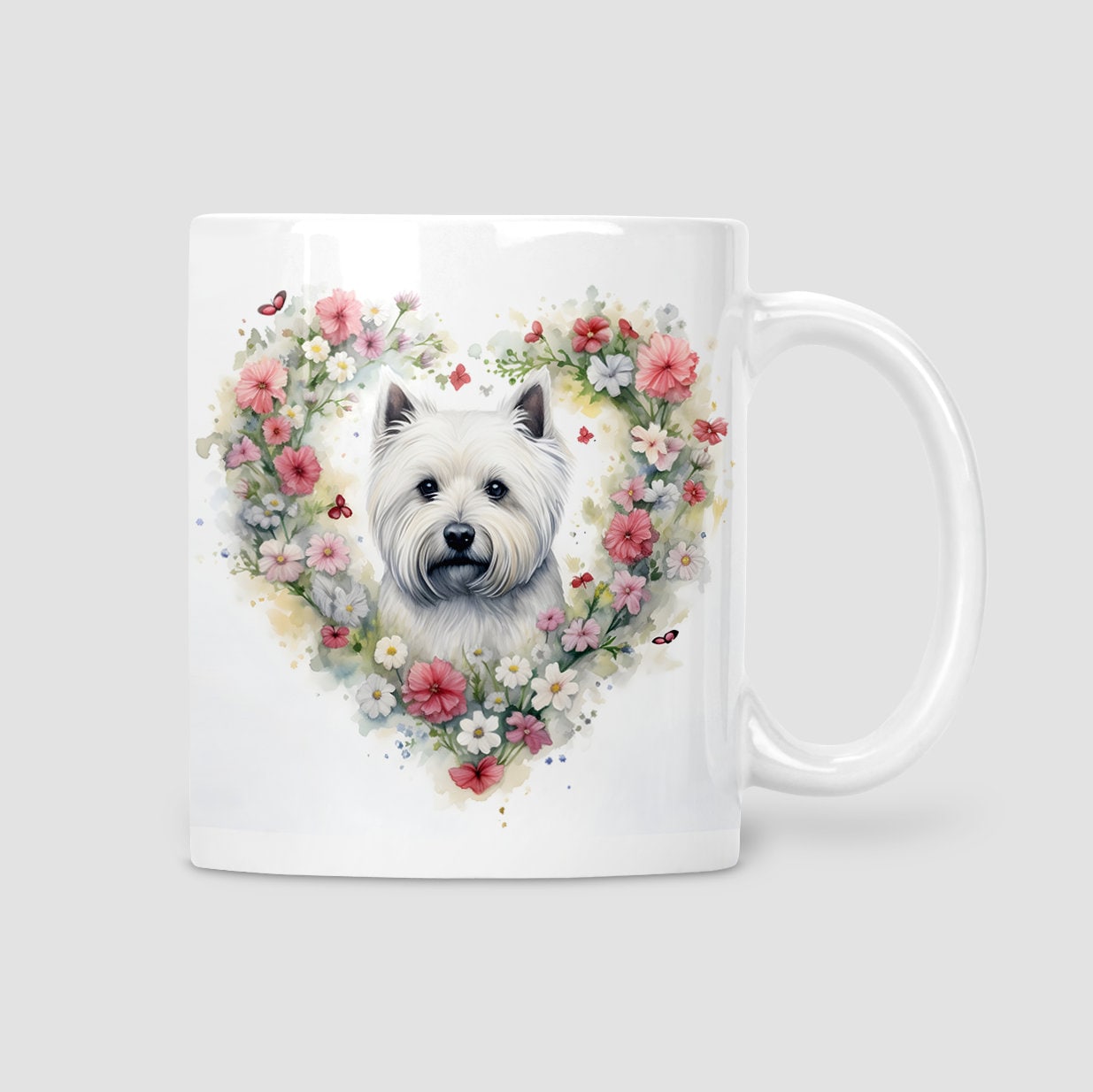 Westie mug, Mother's Day gift, Birthday gift, Westie Mum, 11oz ceramic mug.