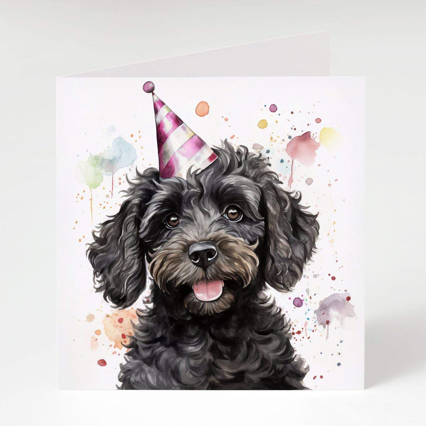 Black Cockapoo, Birthday card, From the dog, Cockapoo card, For the dog, Cockapoo Mum, Cockapoo Dad, Dog Birthday Card, Cockapoo Lover