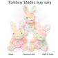 Rainbow Rabbit Birthday Dog Toy