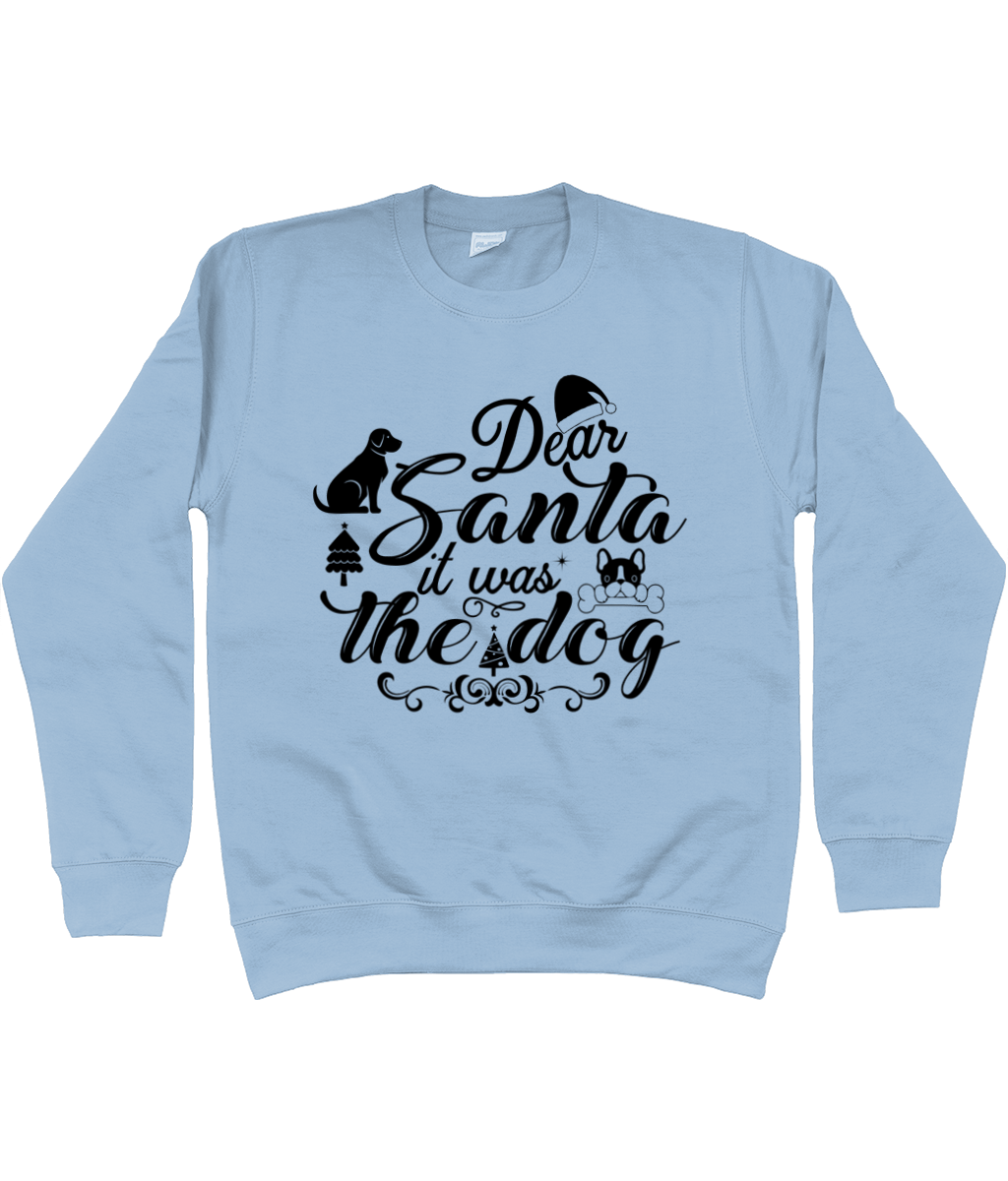 Children's Christmas Jumper -  Dear Santa, it was the dog.