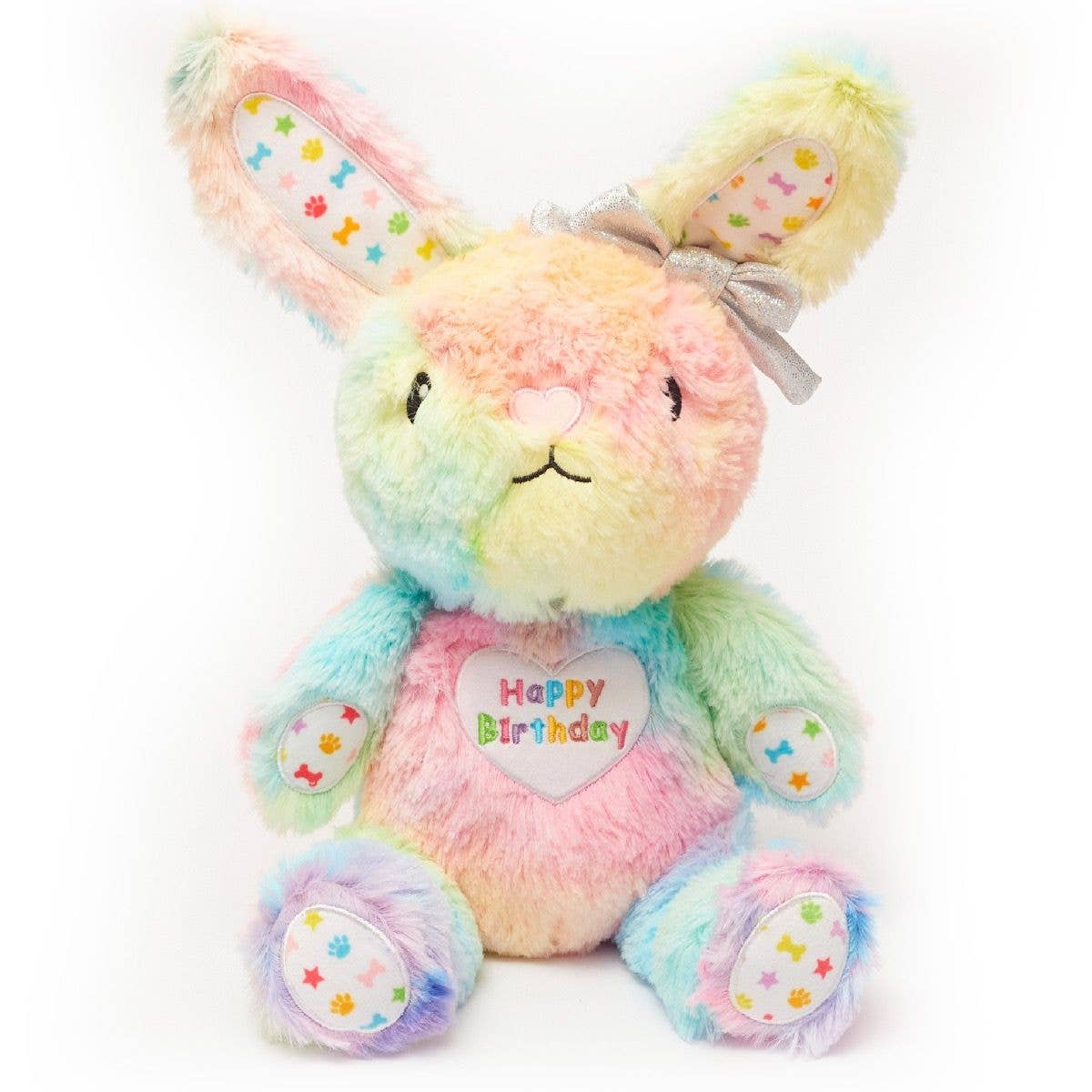 Rainbow Rabbit Birthday Dog Toy