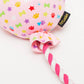 Happy Birthday Balloon Pink Dog Toy