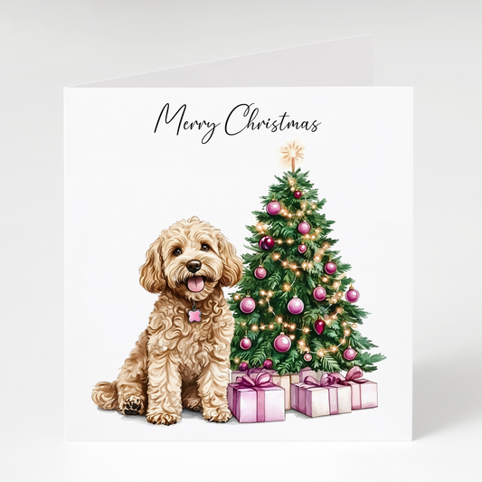 Cockapoo Christmas Card