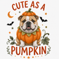 Cute as a Pumpkin Bulldog Mug