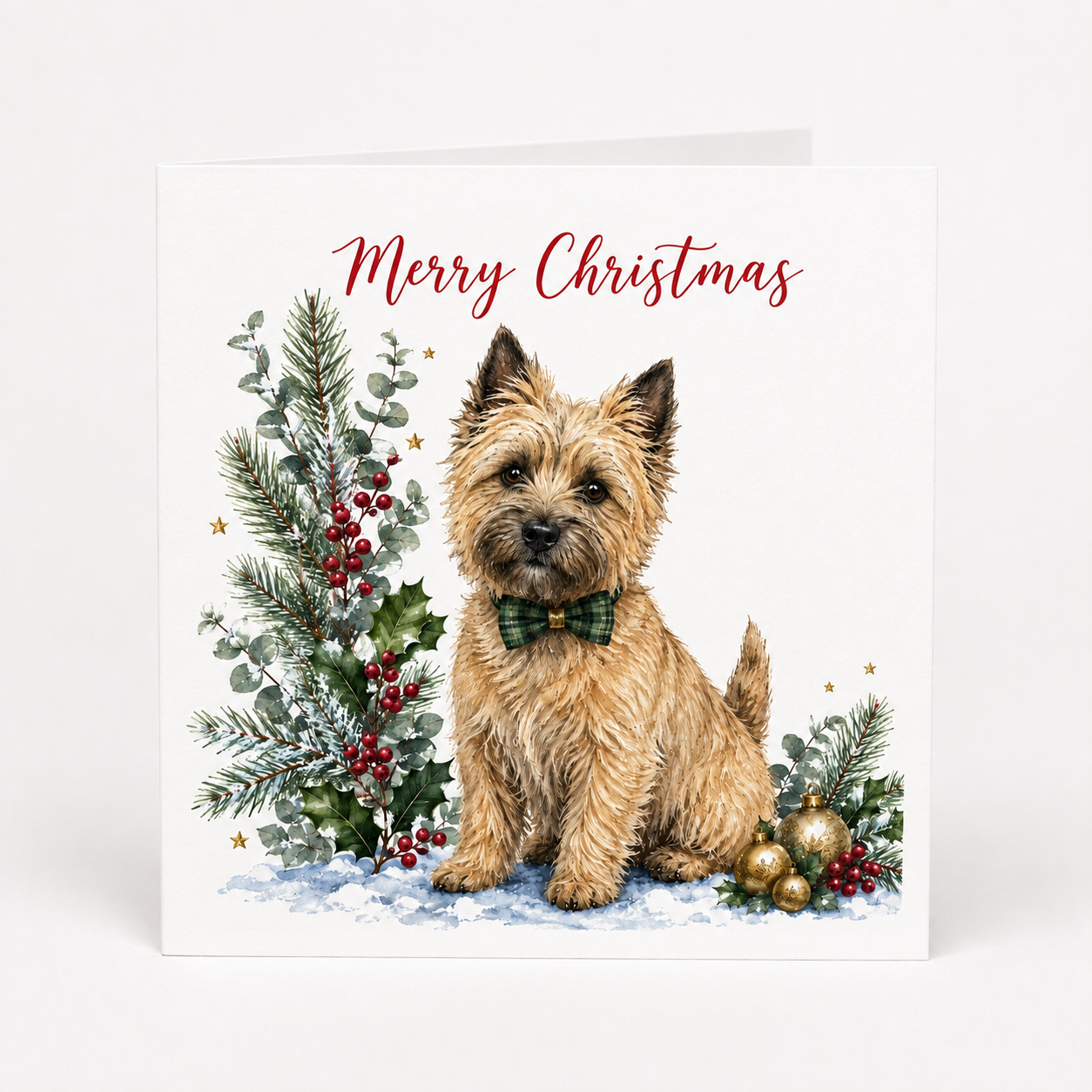 Cairn Terrier Christmas Cards - Pack of 5
