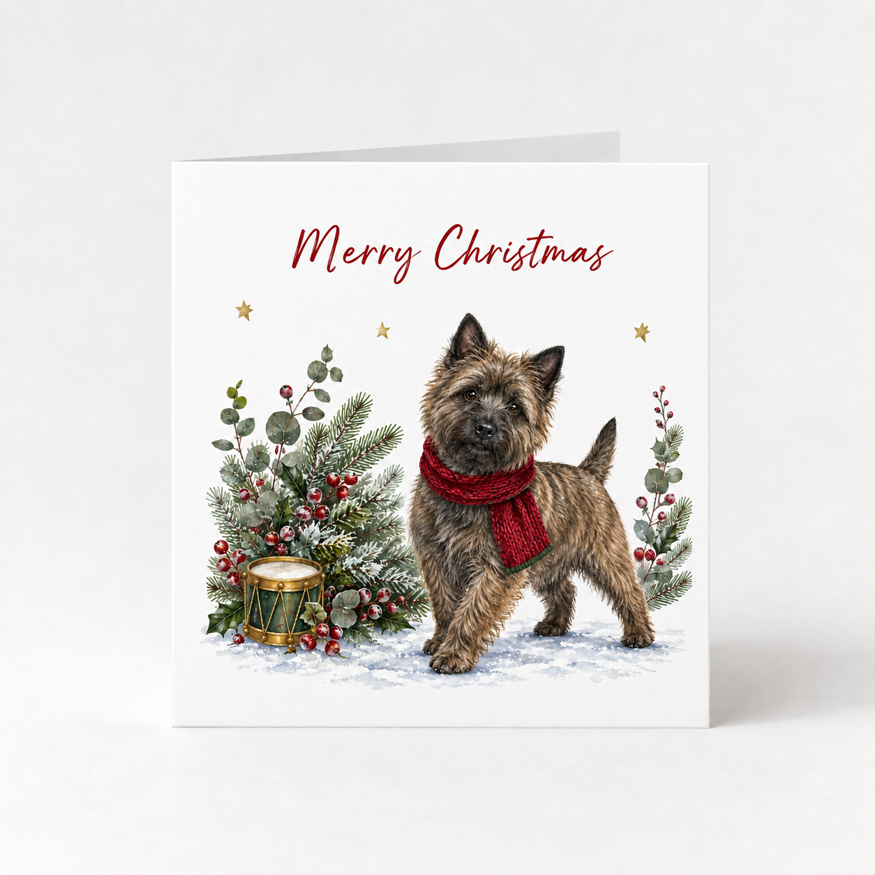 Cairn Terrier Christmas Cards – Pack of 5