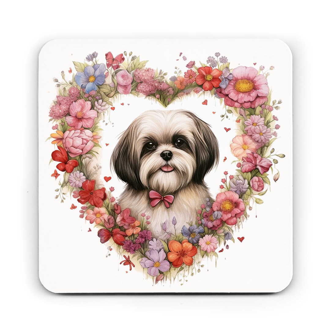 Shih Tzu birthday card for Mum, From the dog, Dog Mum, Matching mug and coaster options