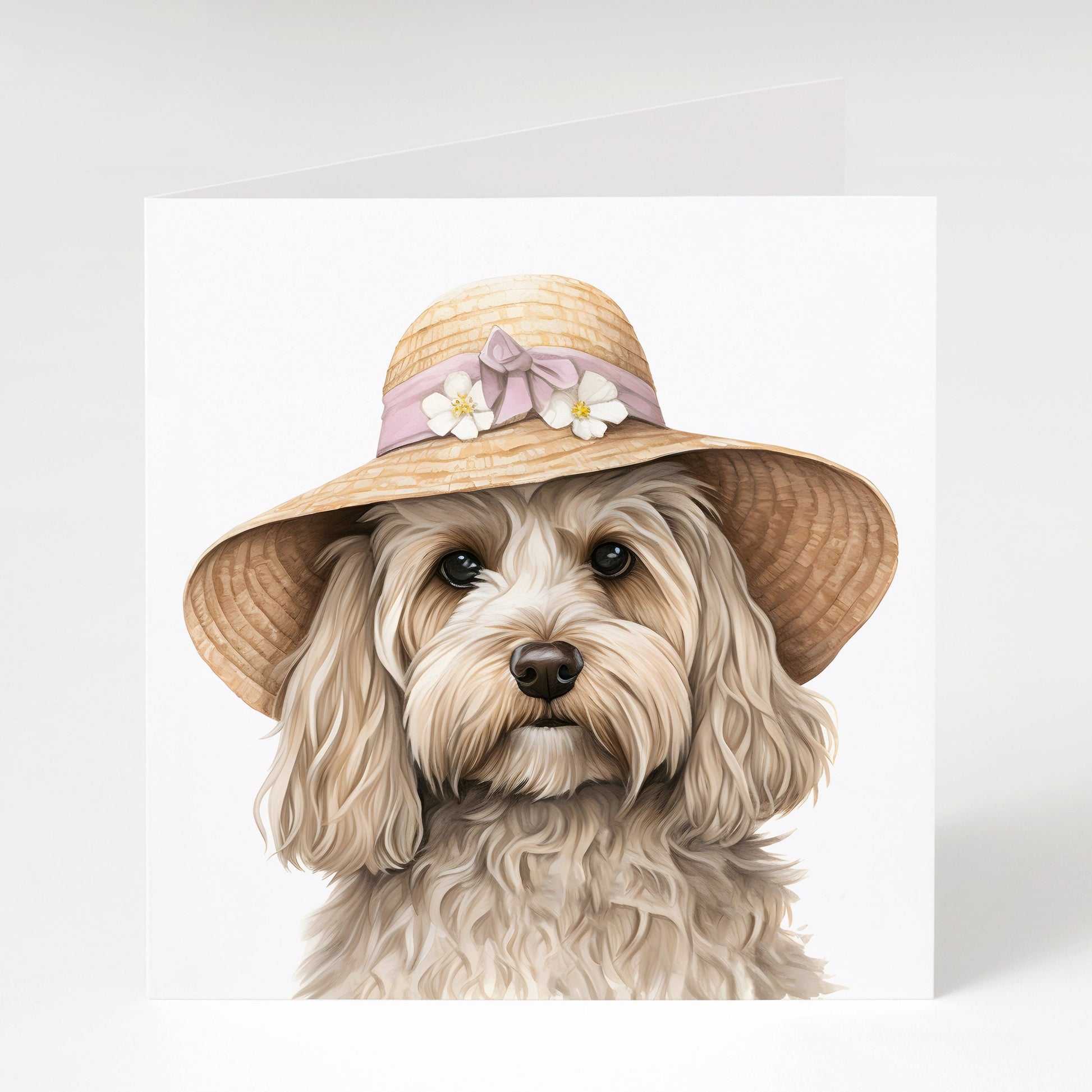 Cockapoo Easter card