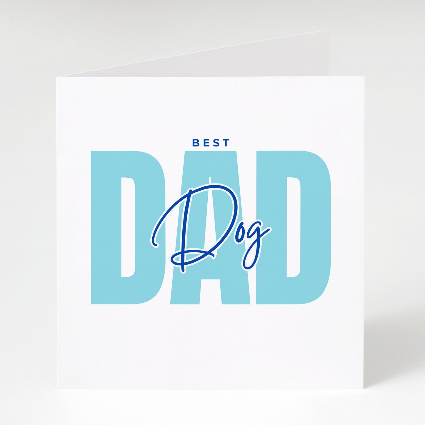 Father's Day card from the dog, Best dog Dad card, Dad Birthday card, From the dog, Matching mug and coaster options.