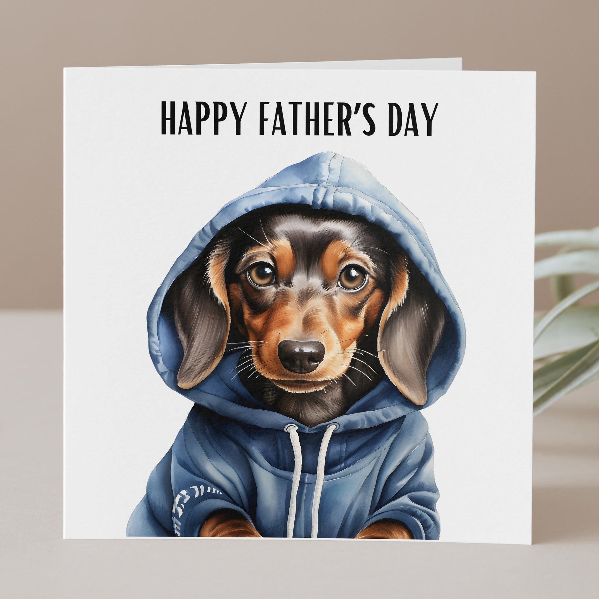 Dachshund Father&#39;s day card