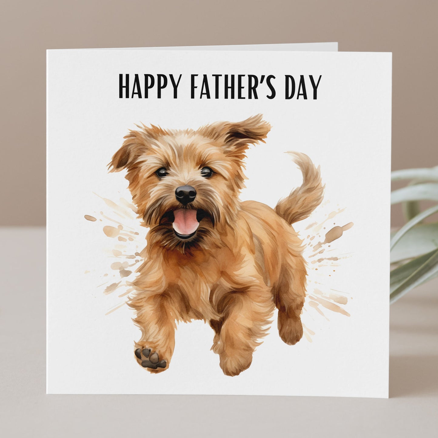 Norfolk Terrier Father's day Card, From the dog, Cute Norfolk Terrier, Norfolk Terrier Lover