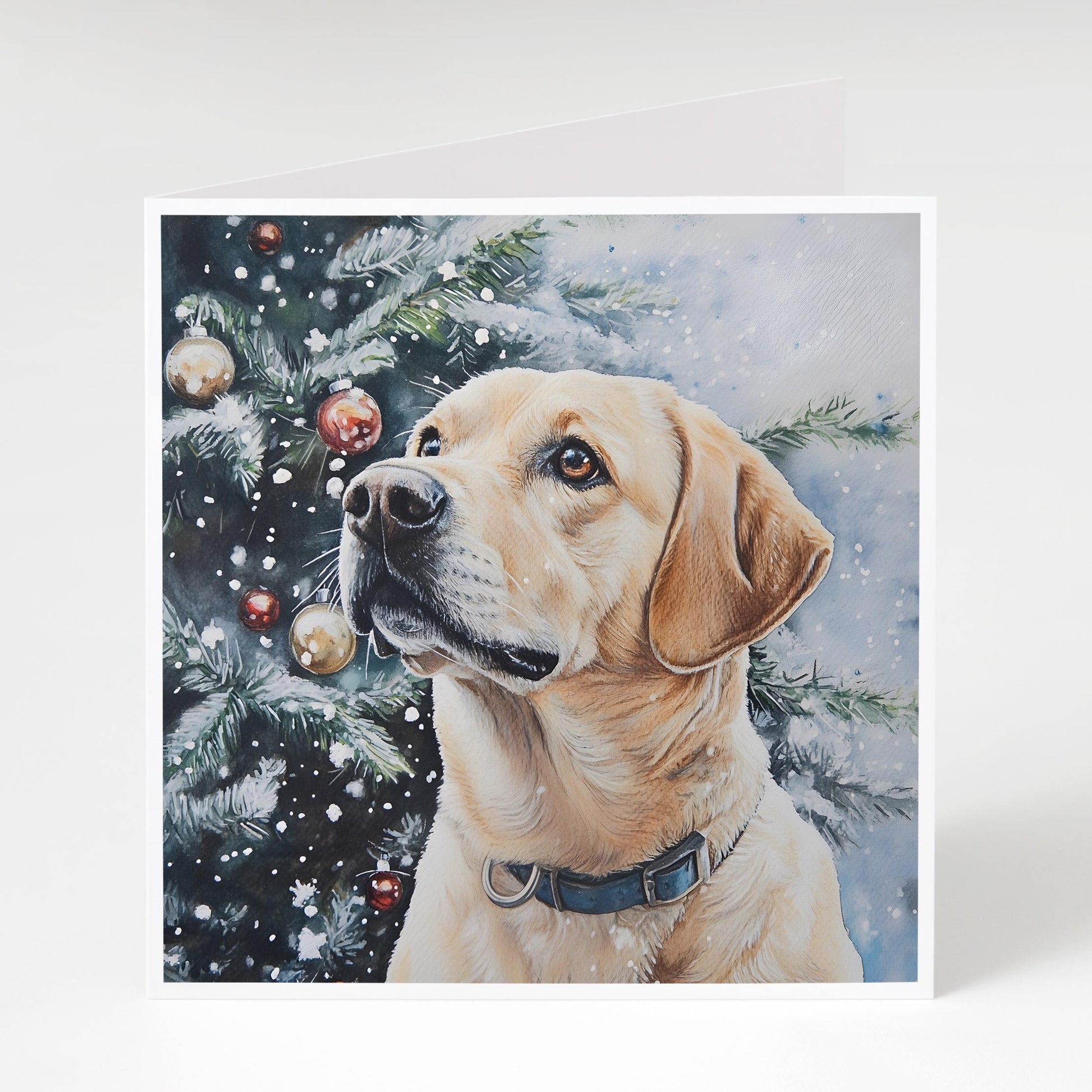 Pack of 5 labrador Christmas Cards, Cute Dog Xmas Cards, Perfect for labrador lovers, 300gsm card