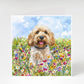 Cockapoo Greeting Card 5 Pack, Wildflower Dog Cards, Save Big on Multipack Cards for birthdays, Easter, Thank you cards, or for Any Occasion