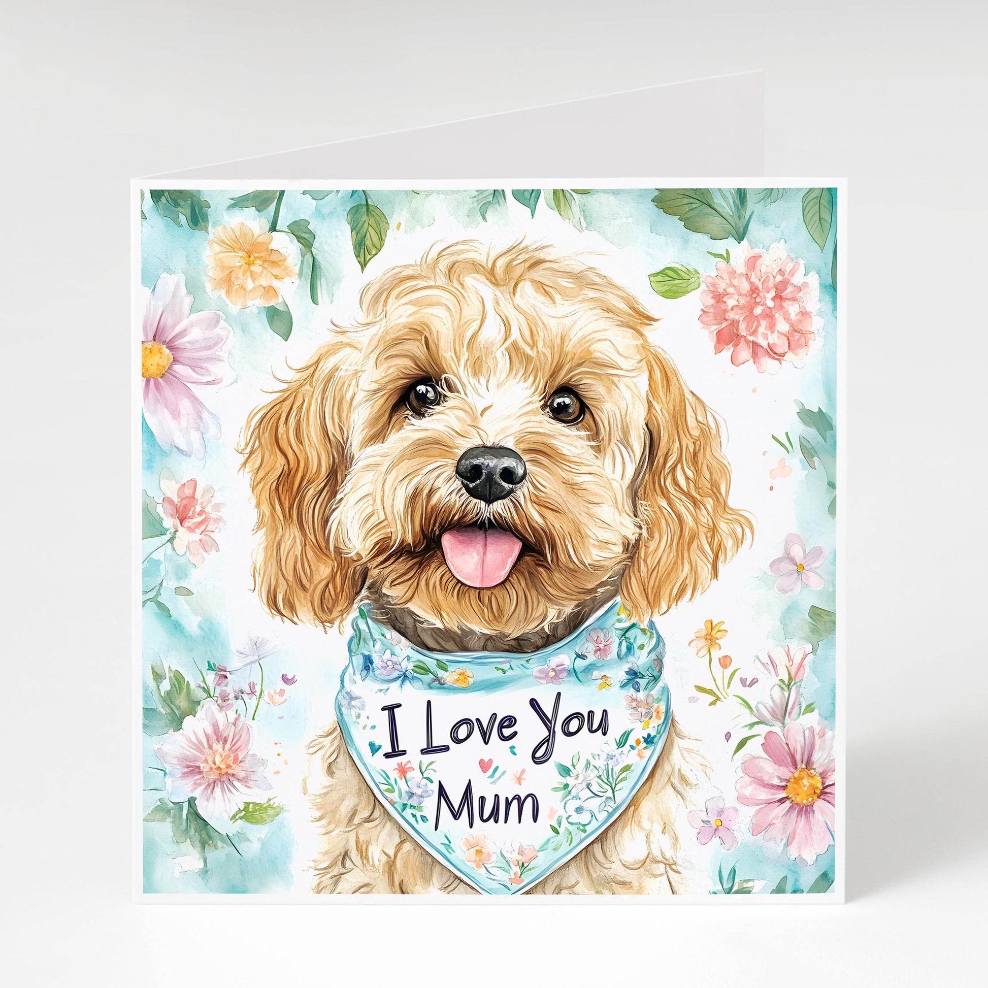 Cockapoo Mother&#39;s Day card