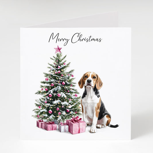 Beagle Christmas Card