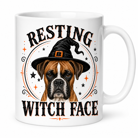 Resting Witch Face Boxer Mug