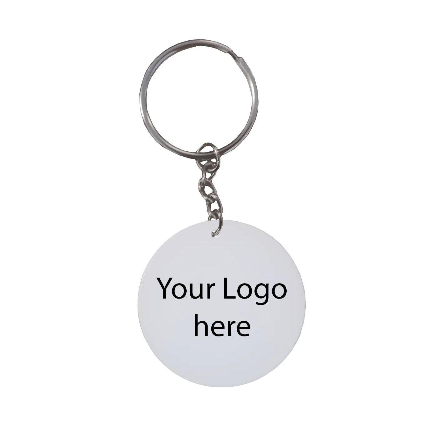 Custom keyring with QR code