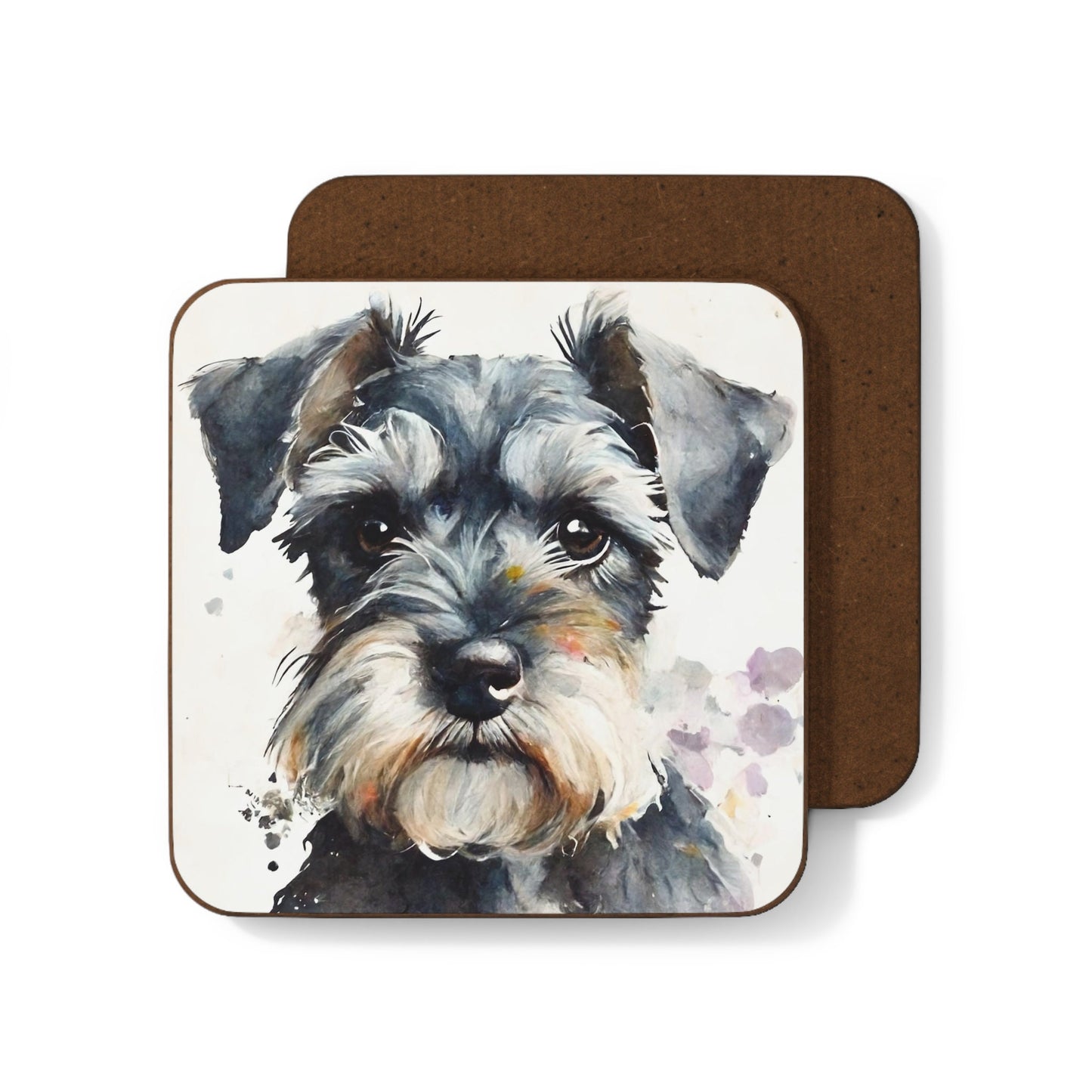 Schnauzer mug, Schnauzer watercolour mug, Schnauzer coaster, Mother's Day gift, Schnauzer lover gift, coaster also available,