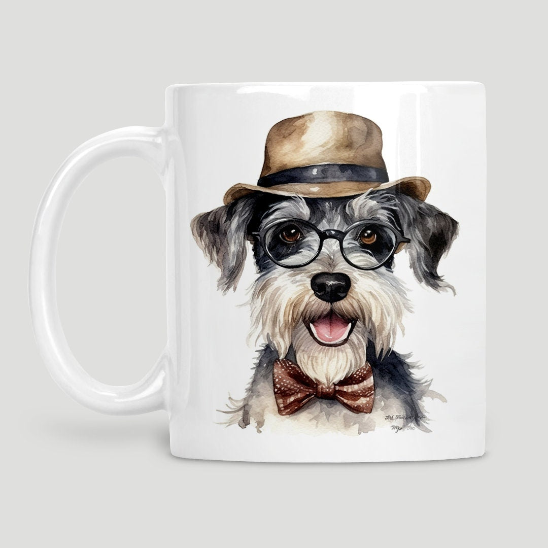 Schnauzer grandad mug, Schnauzer lover gift, Dog lover gift, Miniature Schnauzer, Standard schnauzer, Schnauzer Dad gift,