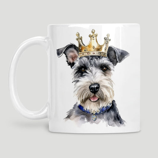 King Schnauzer mug, Schnauzer lover gift, Dog lover gift, Miniature Schnauzer, Standard schnauzer, Schnauzer Mum gift, Schnauzer Dad gift
