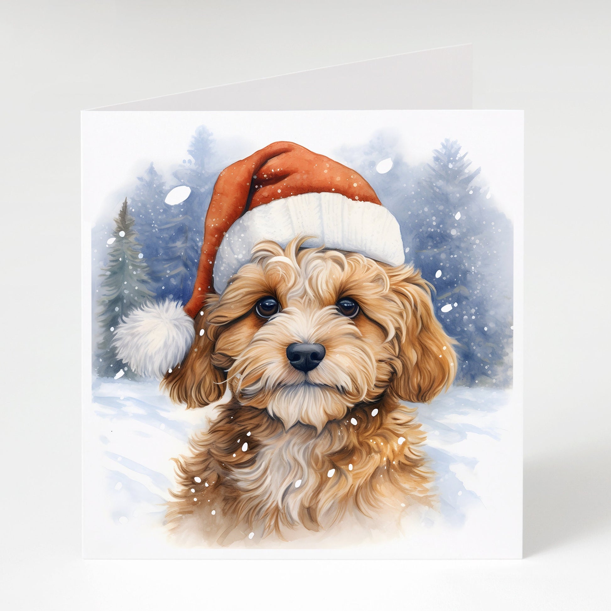 Cavapoo Christmas Card