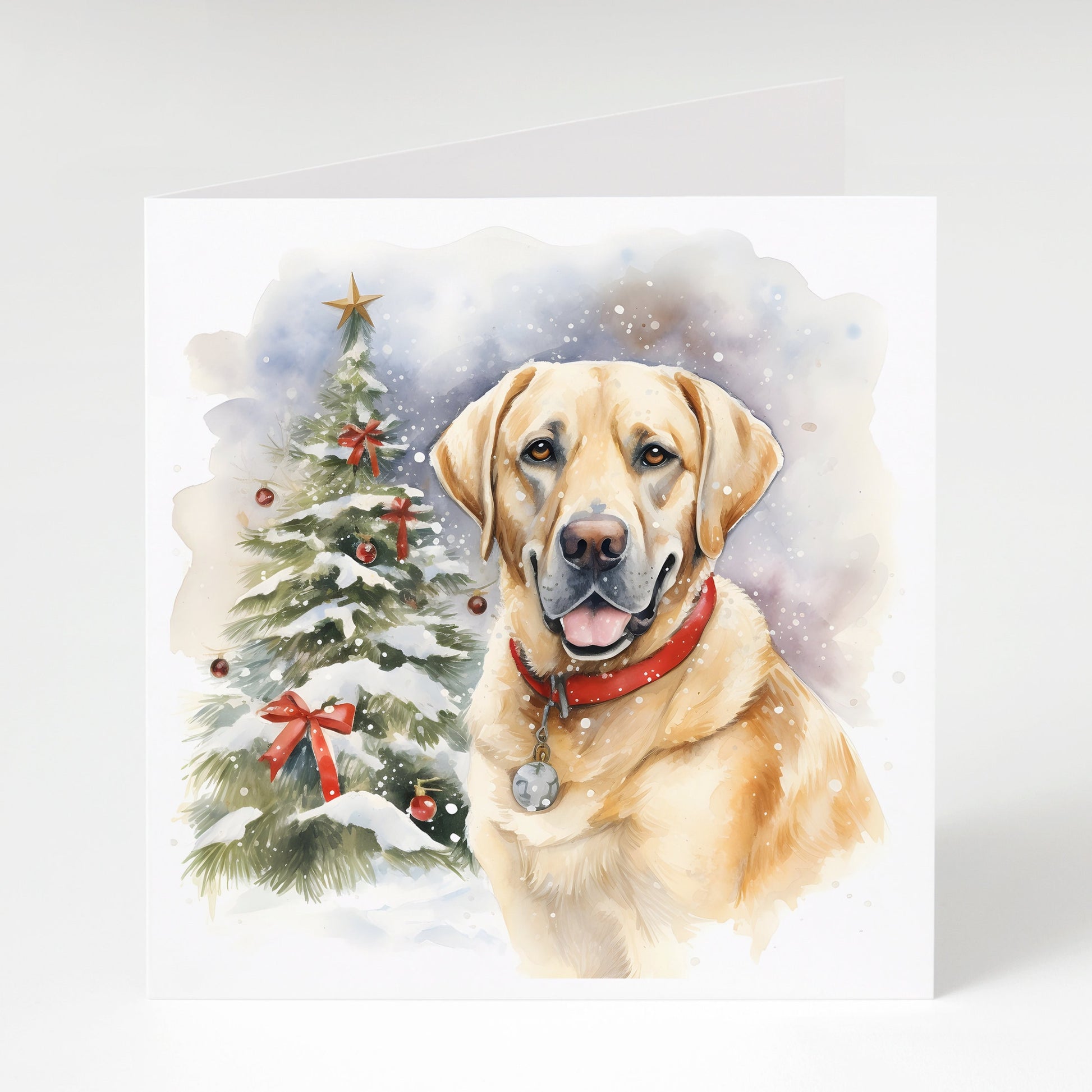 Labrador Christmas Cards pack of 5, Cute Dog Xmas Cards, Perfect for Labrador lovers, 300gsm card