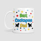 Best Cockapoo Dad card, Cockapoo birthday card, From the dog, blank inside, matching mug and coaster options available.