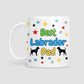 Best Labrador Dad card, Labrador Dad, Matching mug and coaster options available.